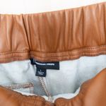 INC Brown Cinnamon Spice Faux Vegan Leather Pull Photo 5