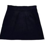 Byer Too California Suede Mini Black Zippet Closure Juniors Mini Skirt SZ 9 Photo 0