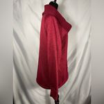 Ideology Women's Cowl Neck Pullover Long Sleeve Red Black Shirt Sweater Sz L Photo 2