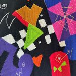 The Limited Vintage 90’s Rhinestone beaded ClownCore art to wear pull over sweater size M/L Photo 4