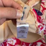 Swimsuits for All Pink White Tropical Print Side Tie Blouson Tankini Top Size 28 Photo 5