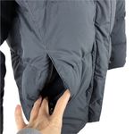 L.L.Bean Black and Pink Puffer Feather Down Puffer Full Zip Ski Winter Jacket M Photo 8