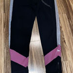 Victoria's Secret Pink Love Colorblock Zip Ankles Campus Yoga Legging M Medium Photo 0