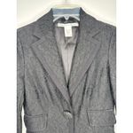 Diane Von Furstenberg Vintage  DVF Black Lace Blazer formal crystal button Size 0 Photo 12