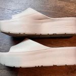 Lemon Jelly Platform Chunky Cream color slip on Sandal Size 40 Photo 3