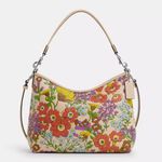 Coach NWT Laurel Shoulder Bag In Signature Canvas With Floral Print CT222 Photo 0