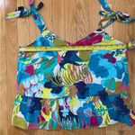 J.Crew Multicolor Camisole with Tie Straps Photo 5