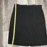 Bobbie & Brooks Black midi skirt elastic waist band in the back L Photo 9