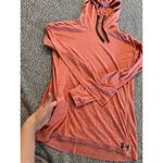 Under Armour  Small Heathered Salmon Hoodie Loose Fit Lightweight Sweatshirt Photo 1