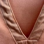 Isabella Bird Velour Top Womens Large Coral Long Sleeve V Neck Lounge Comfort PJ Pink Photo 2