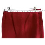 Nine Company Vintage Y2K Skirt 10 Red Fringe Hem Wool Blend Midi Boho Western Photo 6