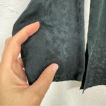 Eileen Fisher Black Silk Floral Print Lagenlook Boxy Fit Blouse Womens Small Photo 2