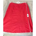 Westbound Women’s Pink 100% Linen Midi Skirt Photo 6