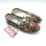 Marvel  Womens Espadrille Slip On Sneakers Canvas Comic Book Print US Size S/6 Photo 0