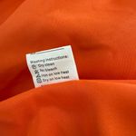 Elegant Strapless Orange Gown Size 8 Photo 4
