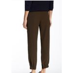 Vince  Pants Womens Size 0 Green Waistband Inset Poly Harem Jogger Photo 4