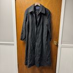 Pendleton Vtg Vintage Wool Long Coat Trench Grey Gray 18 READ Photo 12