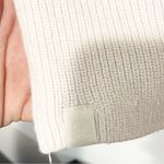 Lululemon  Size 8 Cream Merino Wool-Blend Ribbed Crewneck Sweater Photo 5