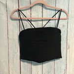 Madewell NWT Wendy Pleated Cotton Poplin Crop Top Photo 0