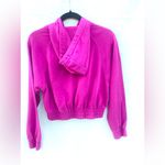 Nike  Air Sportswear Purple Pink Fuchsia Cropped Hoodie Sweater Women's XS Photo 2