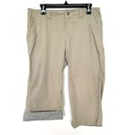 Eddie Bauer hiking capris pants 10 beige Photo 2