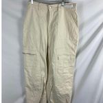 NWT Happily Grey Ivory Cargo Pant size XL White Photo 0