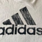 Adidas Short Sleeve W Sid Graph Ii T-Shirt White XS Over-Sized Sporty Athletic Photo 4