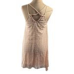 Altar'd State  Crochet Dress Shark-bite Hem Halter Sleeveless XS Extra Small Peac Photo 2