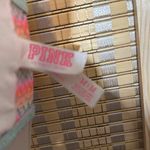 PINK - Victoria's Secret  Pastel Chevron Stripes Lace Bandeau Color Bleed Medium M Photo 12