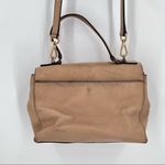Michael Kors Callie Satchel Crossbody Camel Purse pebble leather Photo 4