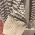 American Eagle Outfitters Juniors Striped Shawl Collar Thermal Pullover L Y2k Photo 4