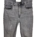 Everlane  Womens High Rise Skinny Denim Jeans Zip Fly Washed Black Size 28 Tall Photo 6