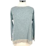 margaret o'leary  Blue Gray Striped Sweater Long Sleeve Size XS Photo 8