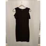 Michael Kors  Black Cold Shoulder T-Shirt Dress Size S Photo 2