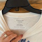 American Eagle  Cropped Smiley Graphic T-Shirt size XL Photo 2