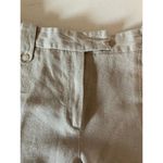 Harvé Benard Harve' Benard Vintage Linen blend pants trousers women’s 16 Crop Photo 5