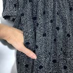 Anthropologie Anthro Maeve Galen Tassel Tie Chevron Dot Shift Dress Photo 9