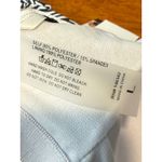 NWT Nicole Miller Women Scoop Neck Swimsuit Black White Palm Large One Piece Photo 11