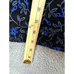 Lauren Ralph Lauren Sheath Dress‎ 2P Black Floral Embroidered Whimsigoth Fairy Photo 3