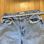 Abercrombie & Fitch  90s Baggy Low Rise Curve Love Blue Jeans Photo 4
