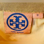 Tory Burch Opalina Metallic Thread Marigold Floral Print Silk Ruffle Skirt Sz 0 Photo 8