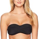Seafolly NWT Quilted Bustier in Black Photo 0