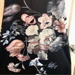 Maxi Dress For Women Flower Floral Print Sleeveless Adjustable Straps Size M Black Size M Photo 2