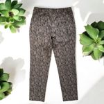 ZARA Multicolor Jacquard Weave Ankle Pants Photo 6