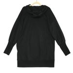 Athleta Mala Hoodie Mini Dress-Pullover Women L Black Athletic Versatile Travel Photo 5