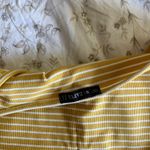 Zaful Striped Yellow Tee Photo 4