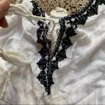 LA Hearts  Lace Up Romper White Coverup S Photo 8