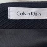 Calvin Klein  Women Black Quilted Peplum Lined Business Pencil Skirt Size 8 Photo 4