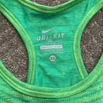 Nike Womens Dri-Fit Lime Green Tank Top Photo 1