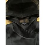 Michi Black Oversized Mesh and Neoprene Moto Photo 1